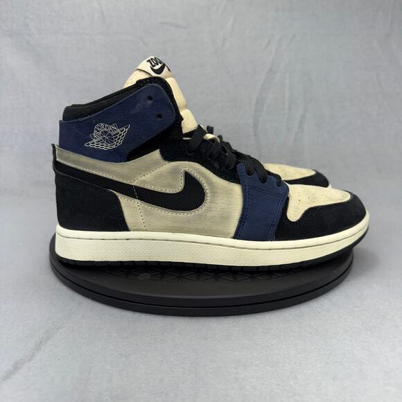 Jordan Shoes - Nike Women's Air Jordan 1 High Zoom CMFT Black Blue DV1305-104 Size 9.5